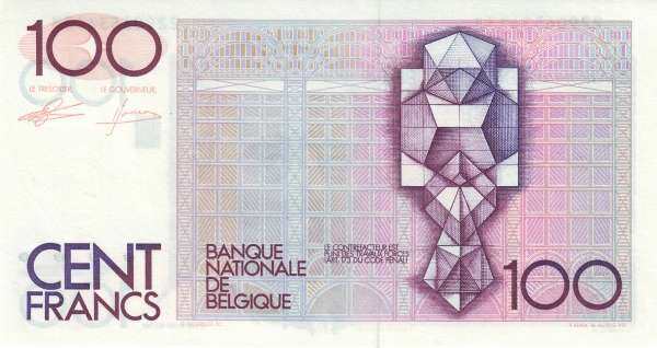 BelgiumPick142ND1982-94100Francs142x76B