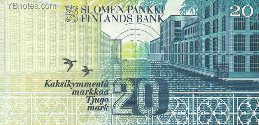 FinlandPick122199320Markkaa142x69B